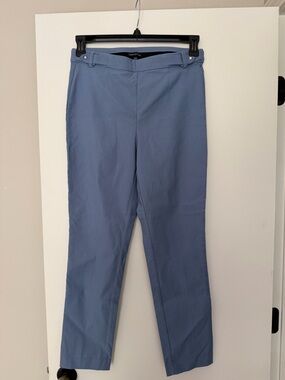 Women's Straight-Leg Dress Pants in Dusty Blue